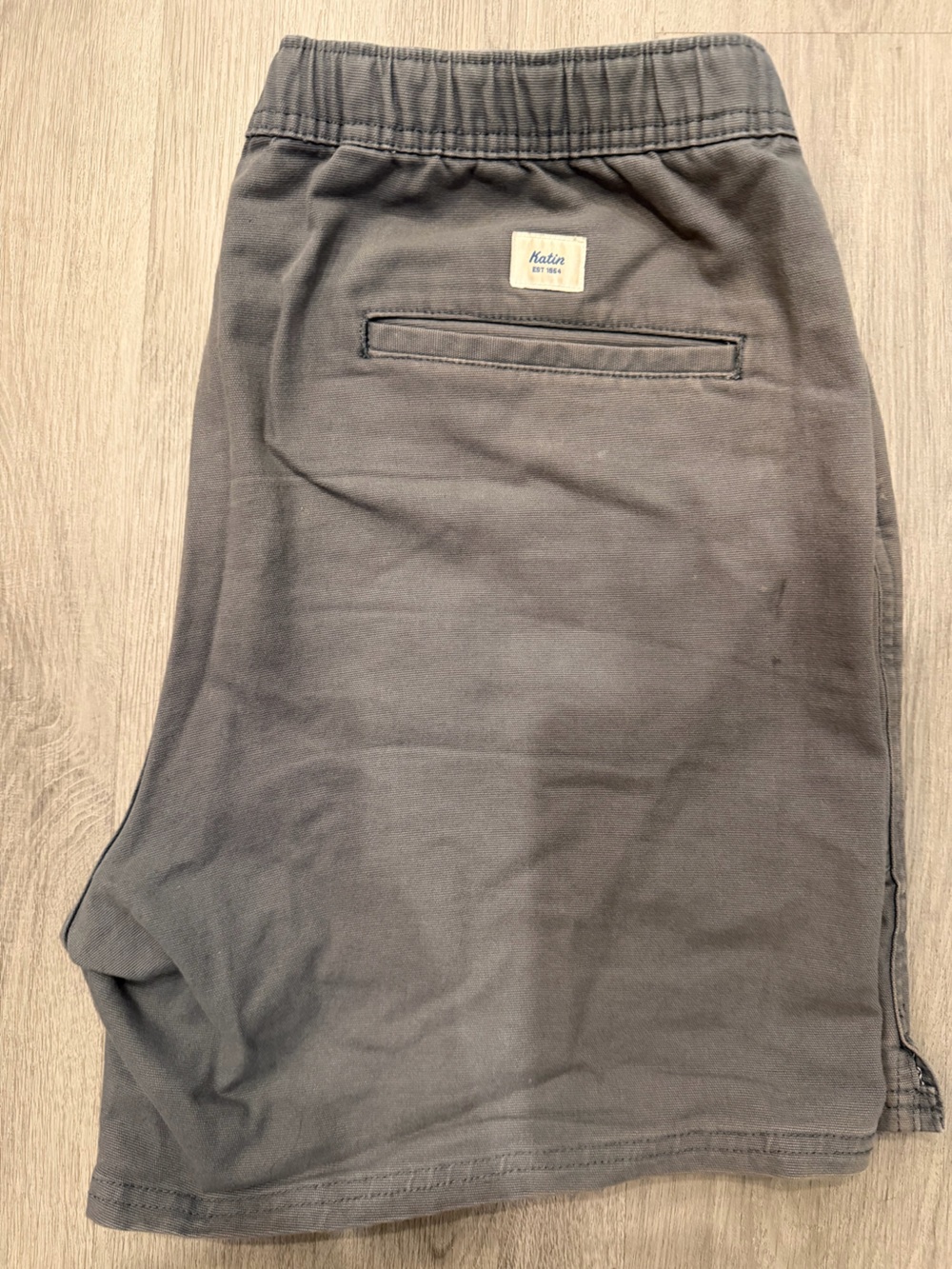 Katin corduroy gray / blue shorts XL men’s casual 6”